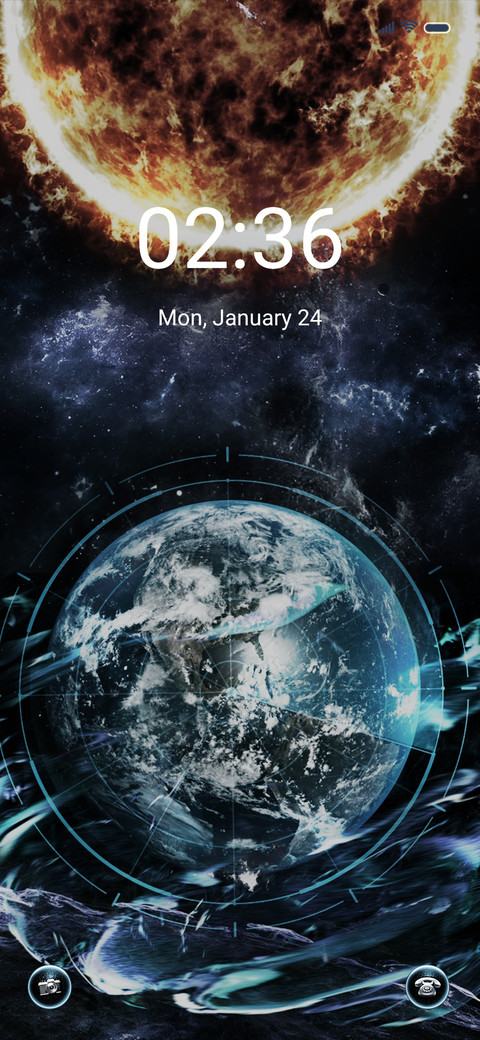 Technology earth screenshot