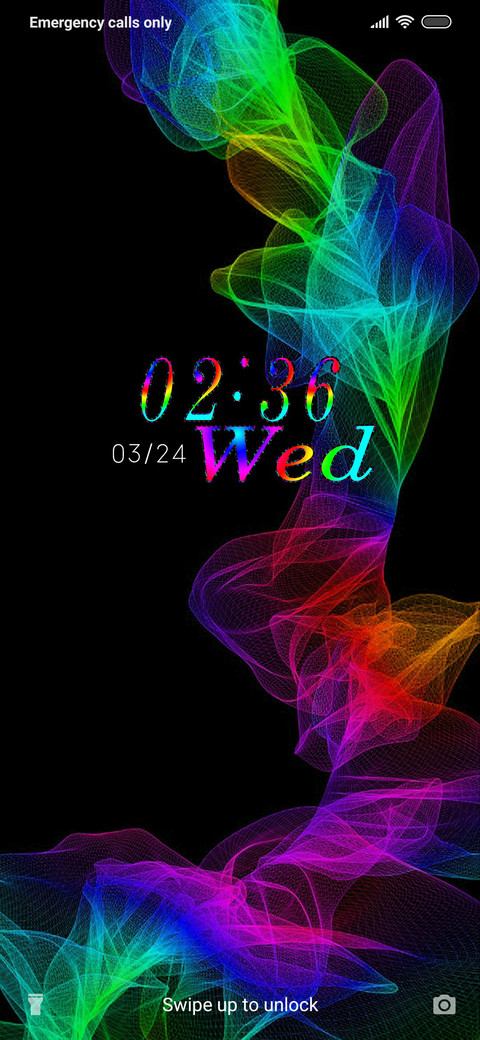 Colorful waves screenshot