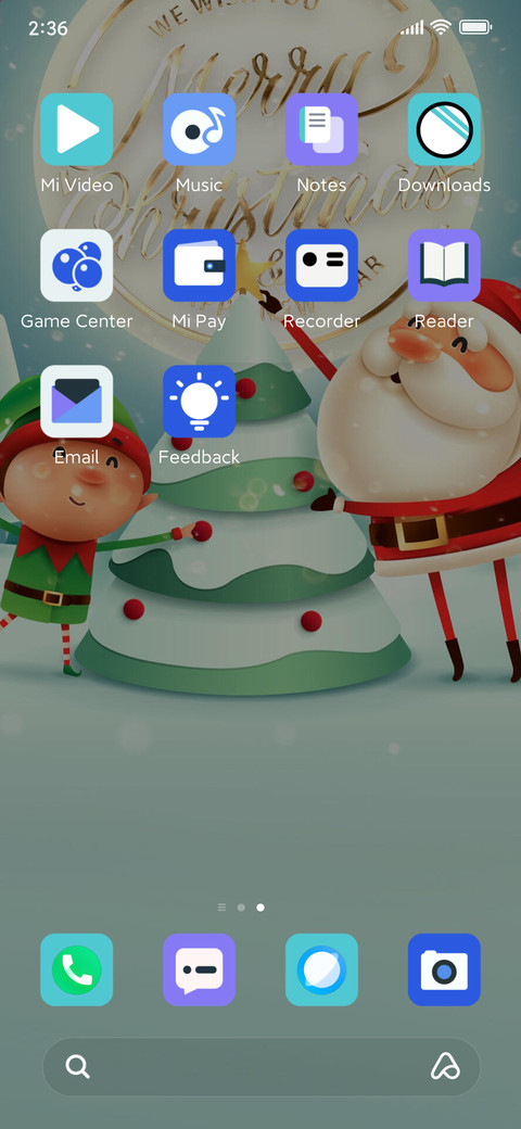 Christmas tree screenshot