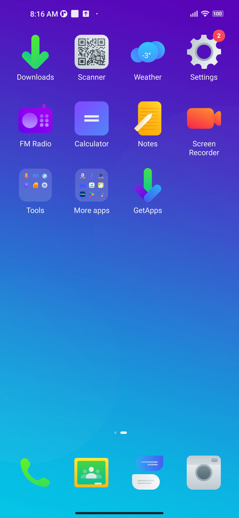 H UI screenshot