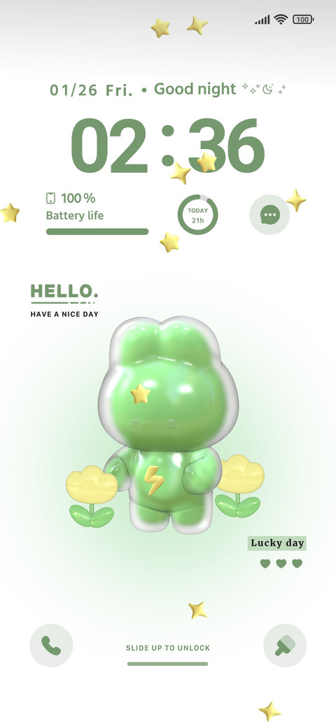3D battery is cute screenshot