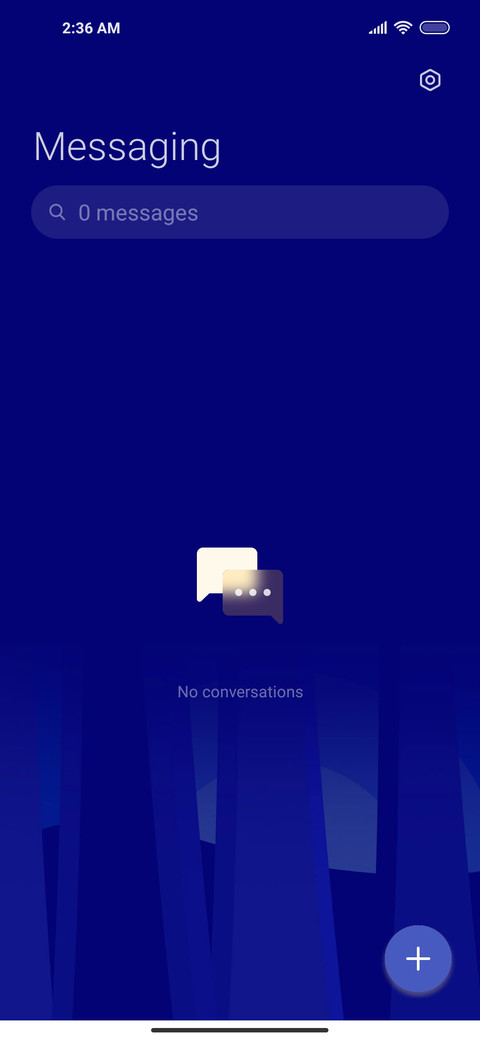 Klein blue morning screenshot