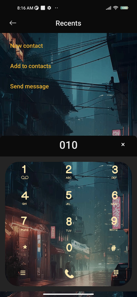 Rainy alley screenshot