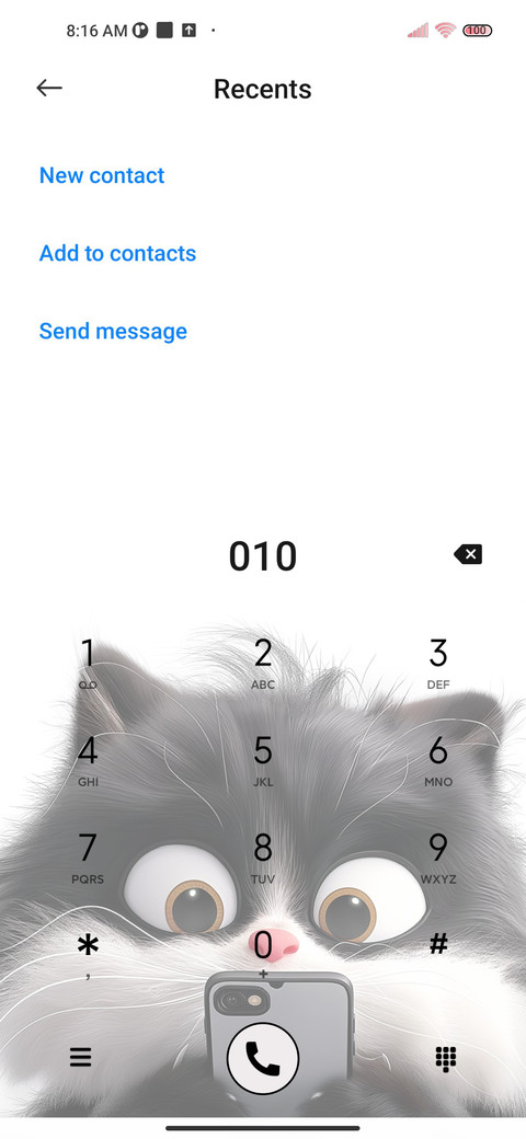 Cute black cat screenshot