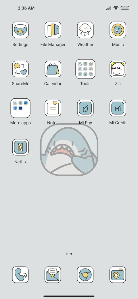 Line wind shark screenshot