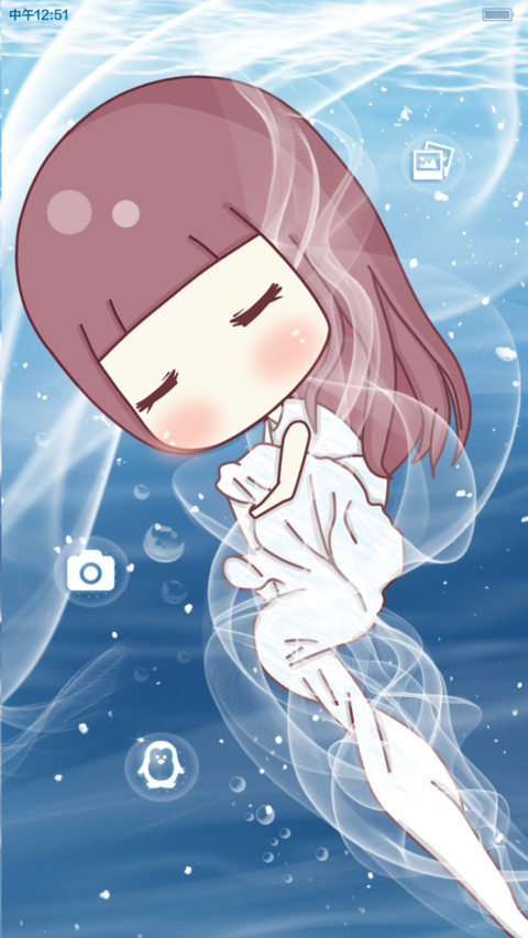 【三锁屏+自由桌面】小琢清凉一夏 screenshot