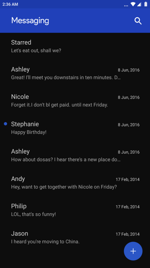 Android Pi Dark TT screenshot