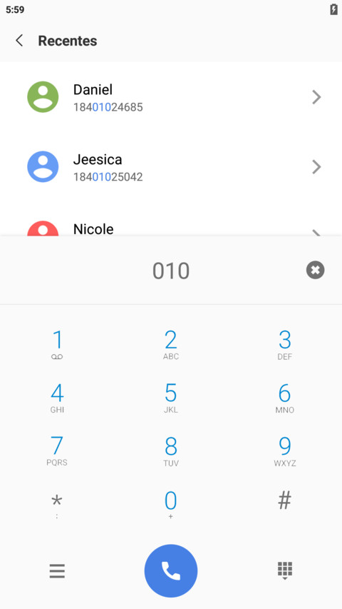 Android P screenshot
