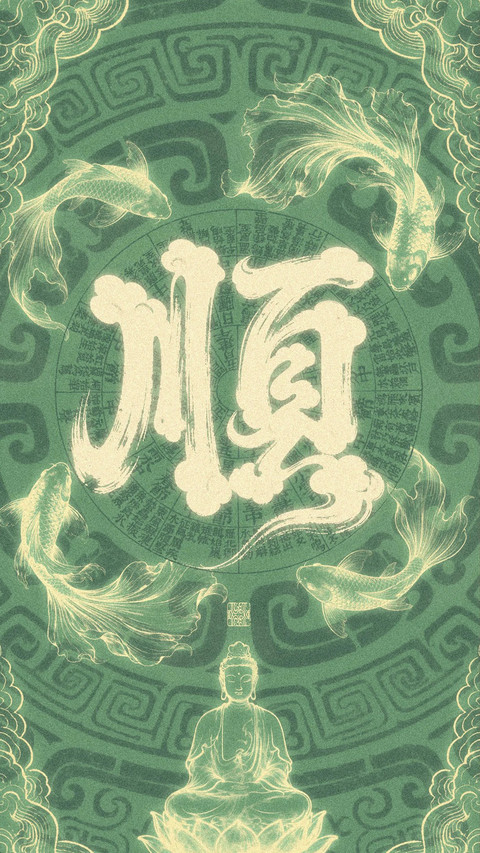 福气高能量壁纸-锐景创意 screenshot