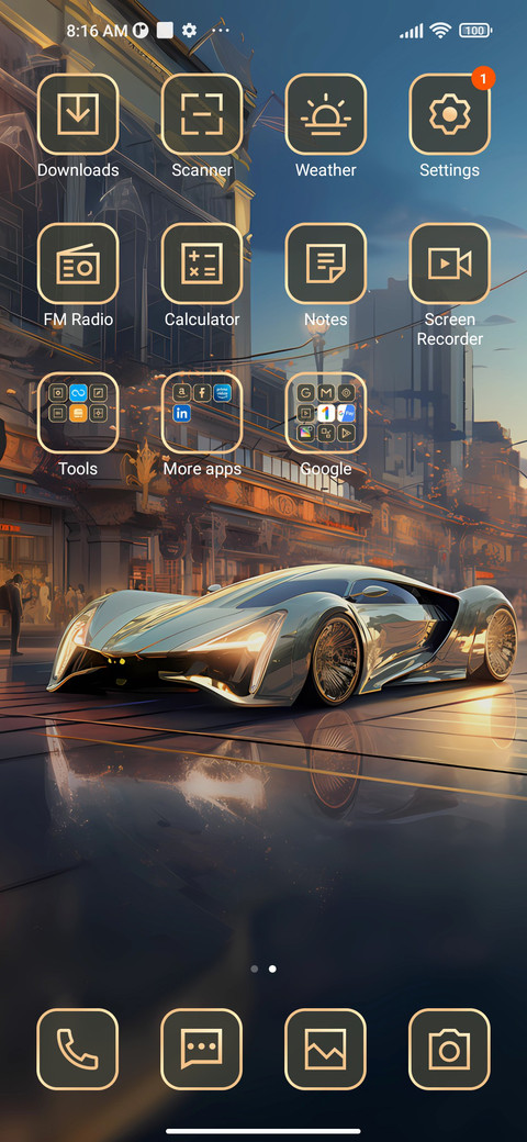 Golden Automobile screenshot