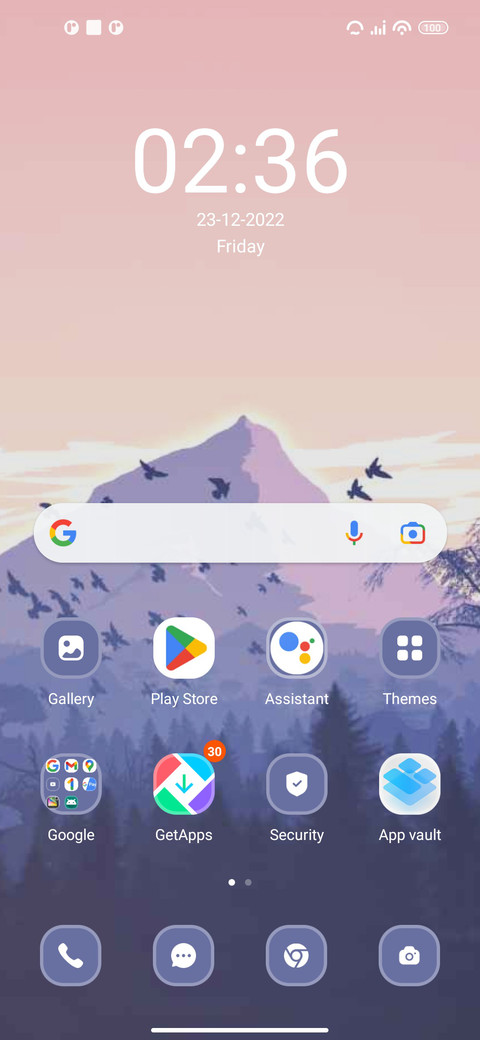 Mountains screenshot