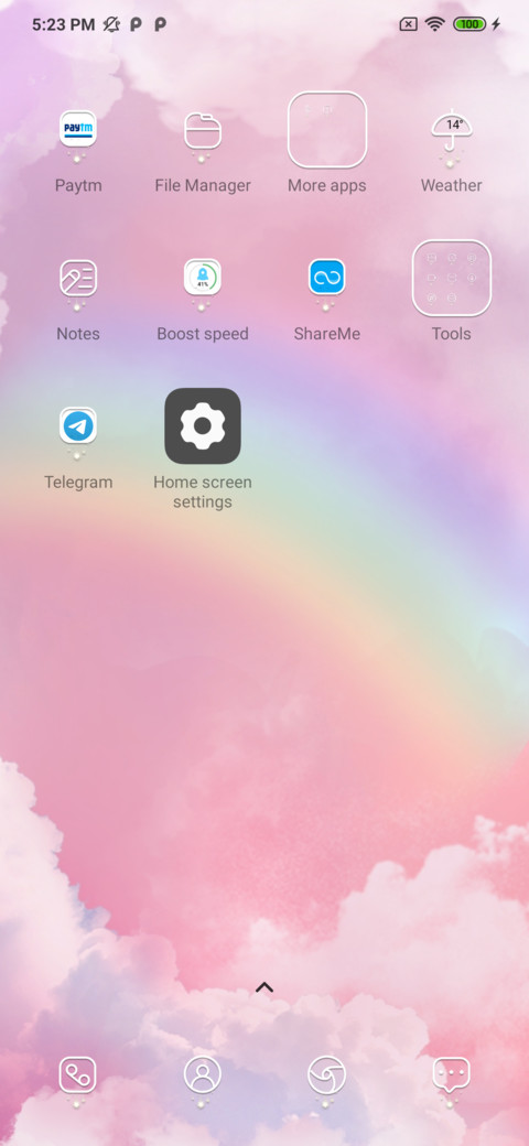 Wallpaper pink sky screenshot