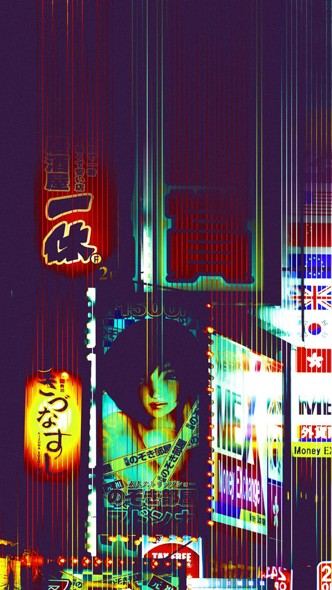 唯美滤镜城市夜景壁纸图片 screenshot