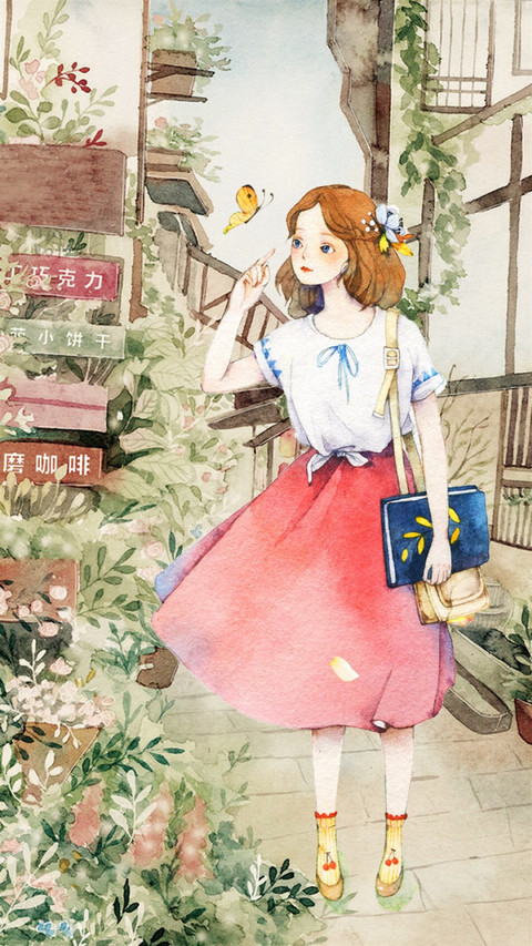 水彩插画 screenshot