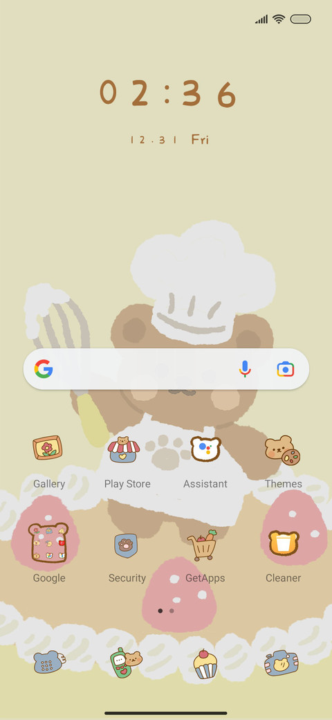 Cute bread bear screenshot