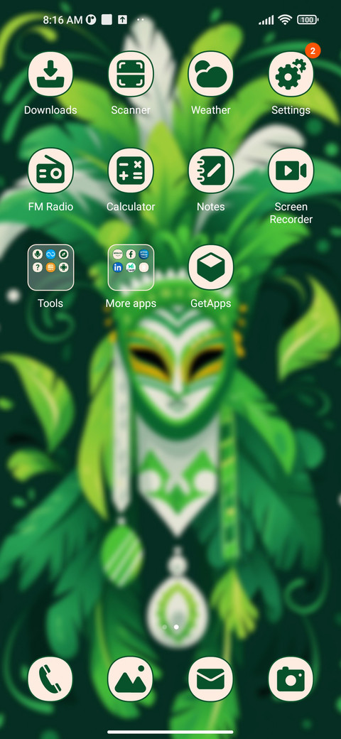 Carnival mask screenshot