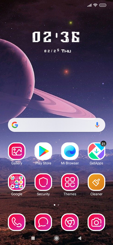 Planet screenshot