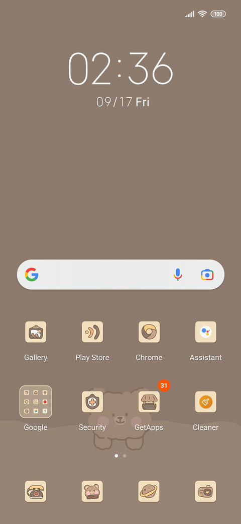 Simple bear screenshot