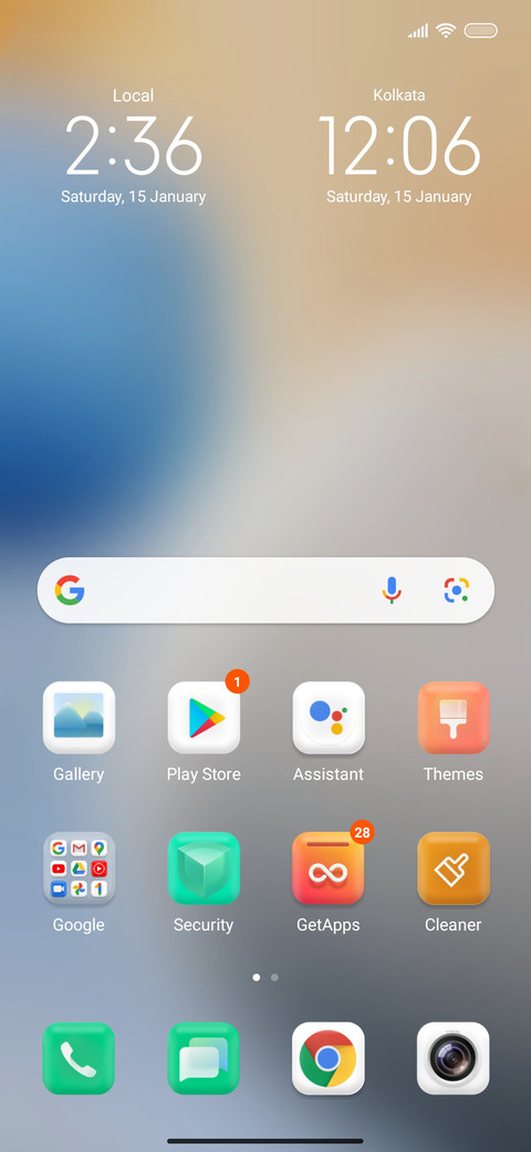 Origin OS screenshot