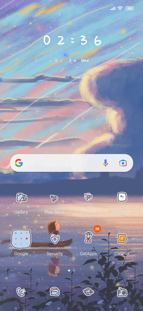 starry sky screenshot