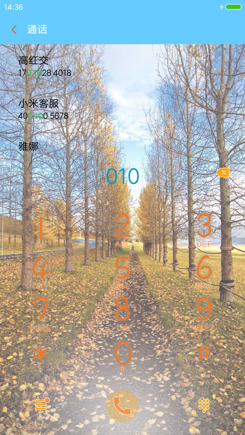 秋叶【飘枫叶特效+音乐界面】 screenshot