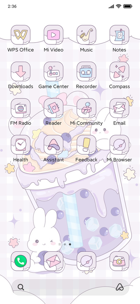Rabbit milk tea screenshot