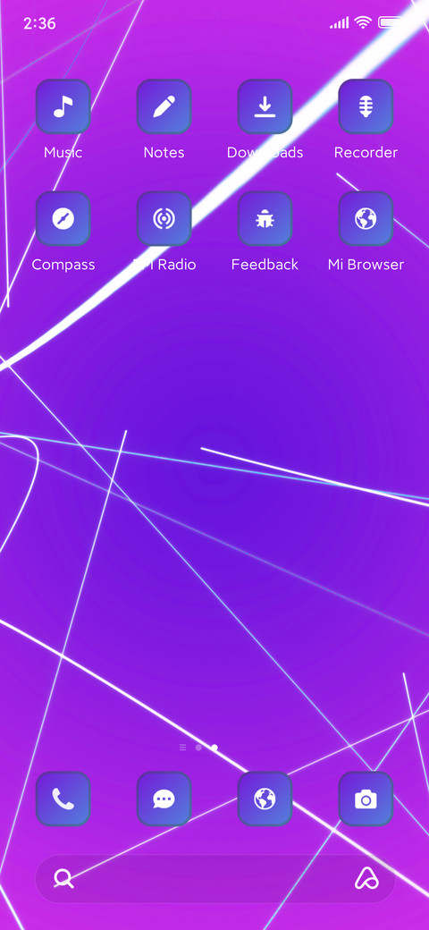 Abstract Gradient screenshot