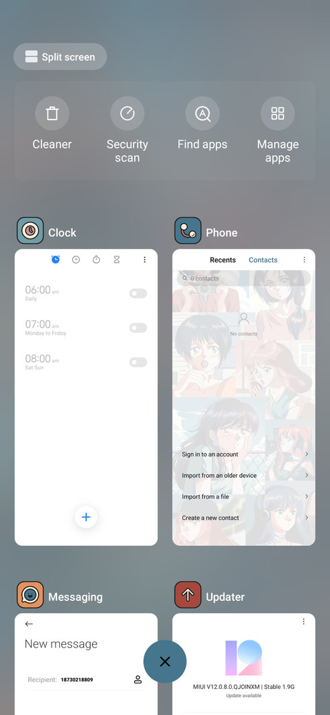 Retro girl screenshot