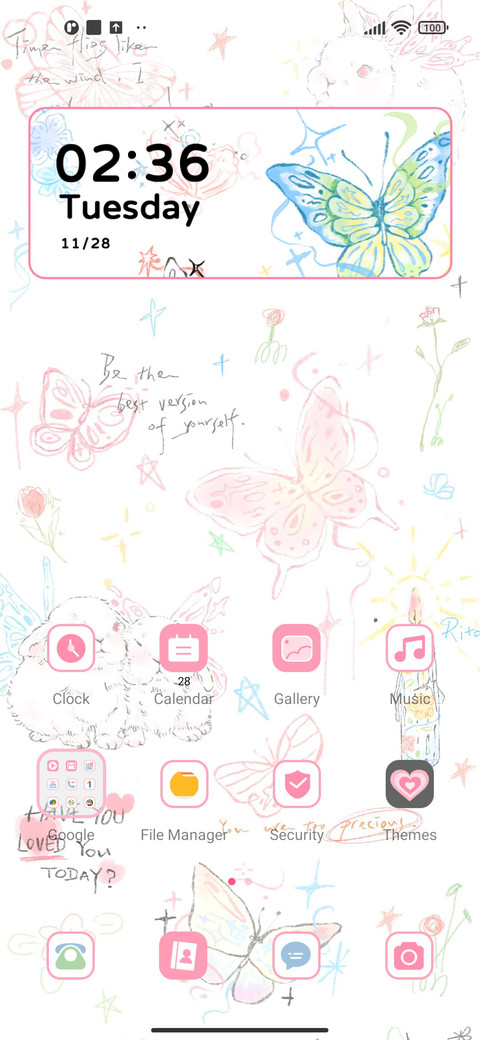 butterfly romantic screenshot