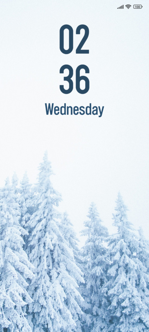 Winter Trees screenshot
