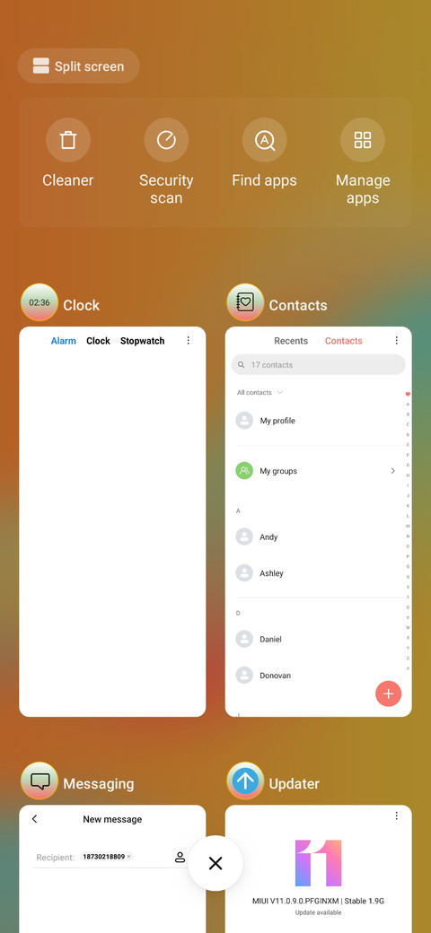 Abtract Orange_3MDS screenshot