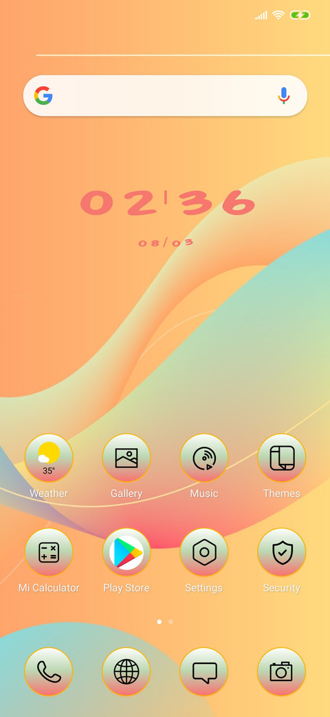 Abtract Orange_3MDS screenshot