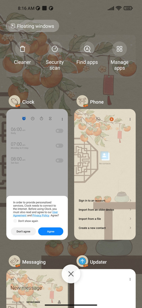 Persimmon snow screenshot