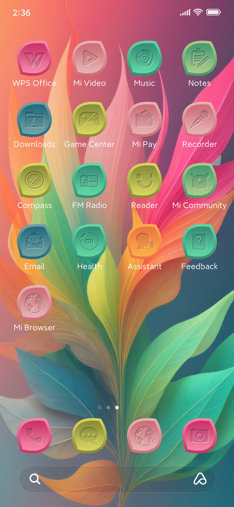 CoLorfuL Leaves screenshot