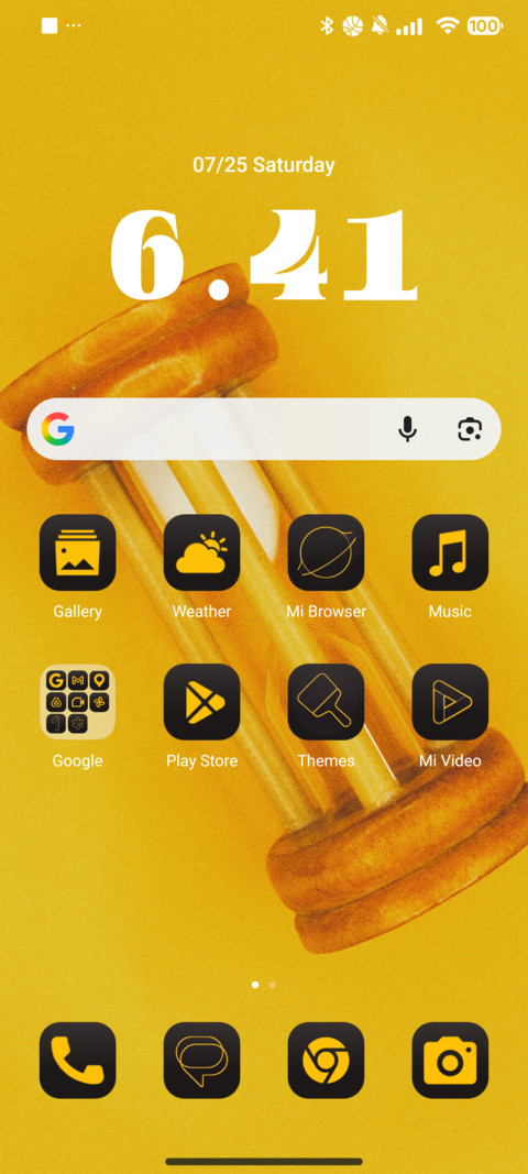 Yellow Hourglass screenshot