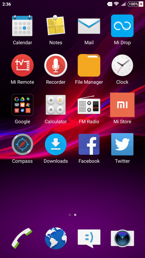 Sony Xperia TT screenshot