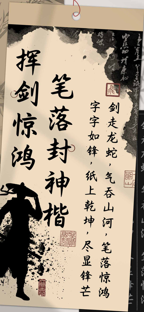 挥剑惊鸿笔落封神楷 screenshot