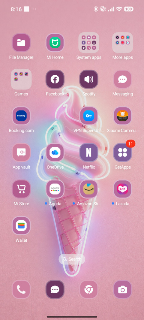 Neon Ice Cream screenshot
