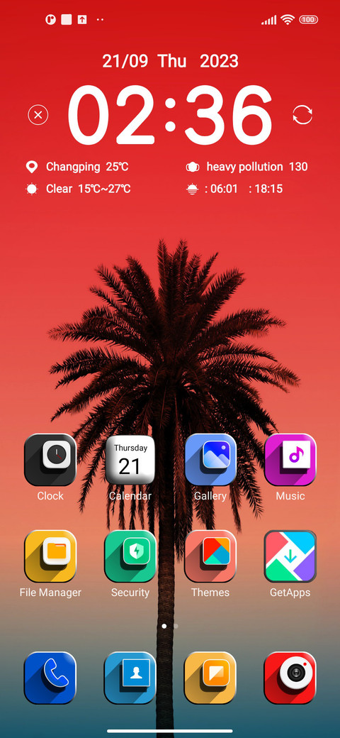 Palm m14 screenshot