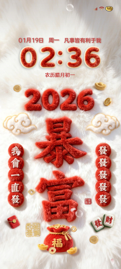 2026马上暴富 毛绒 screenshot