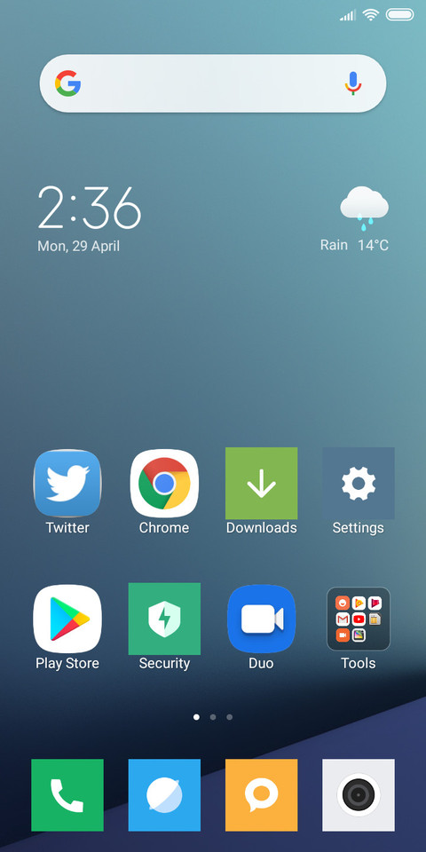 Grace UX Nougat Theme screenshot