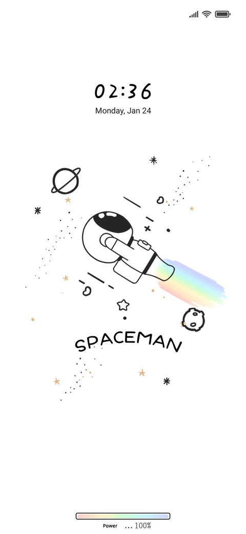 Simple astronaut screenshot