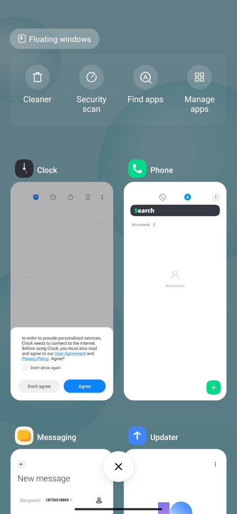 Spunky UI screenshot