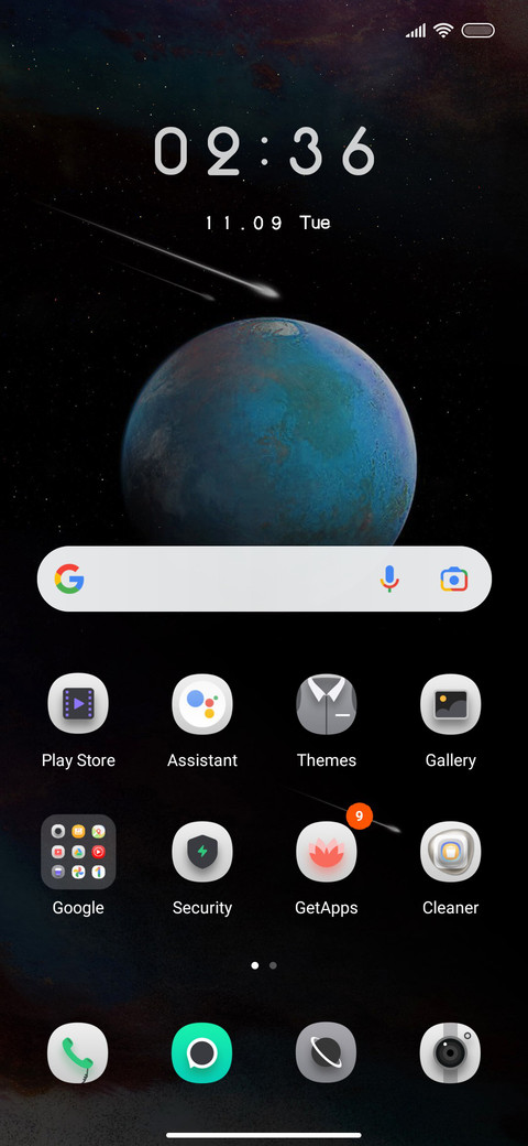 Blue planet screenshot