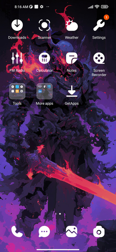 Pixel warrior screenshot