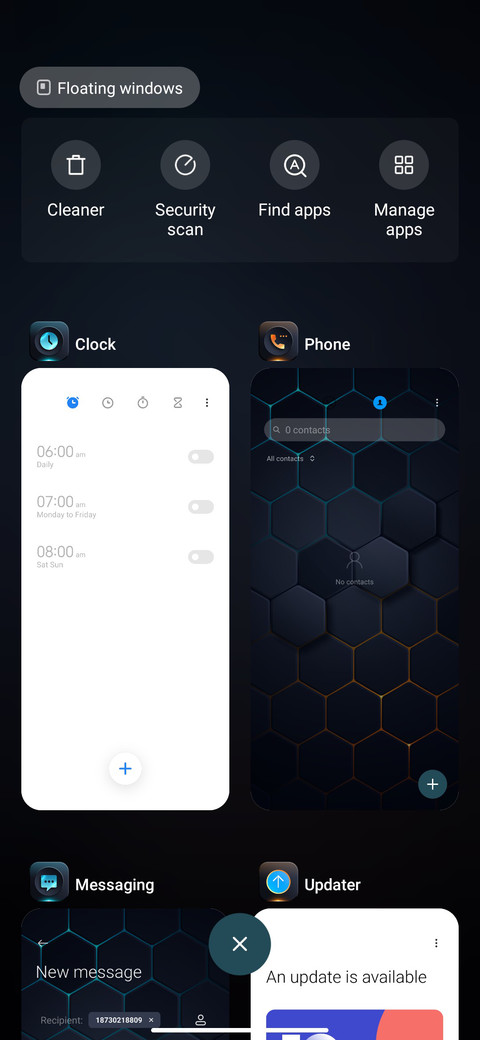 Dark hexagon screenshot