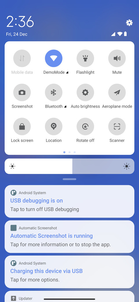 Cloudy screenshot