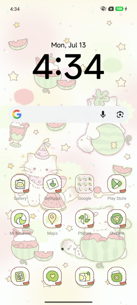 Melon Cat Sticker screenshot