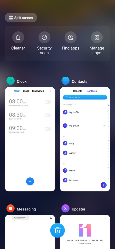 Gradients screenshot
