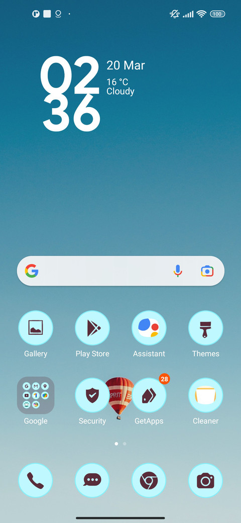 minimal balloon screenshot